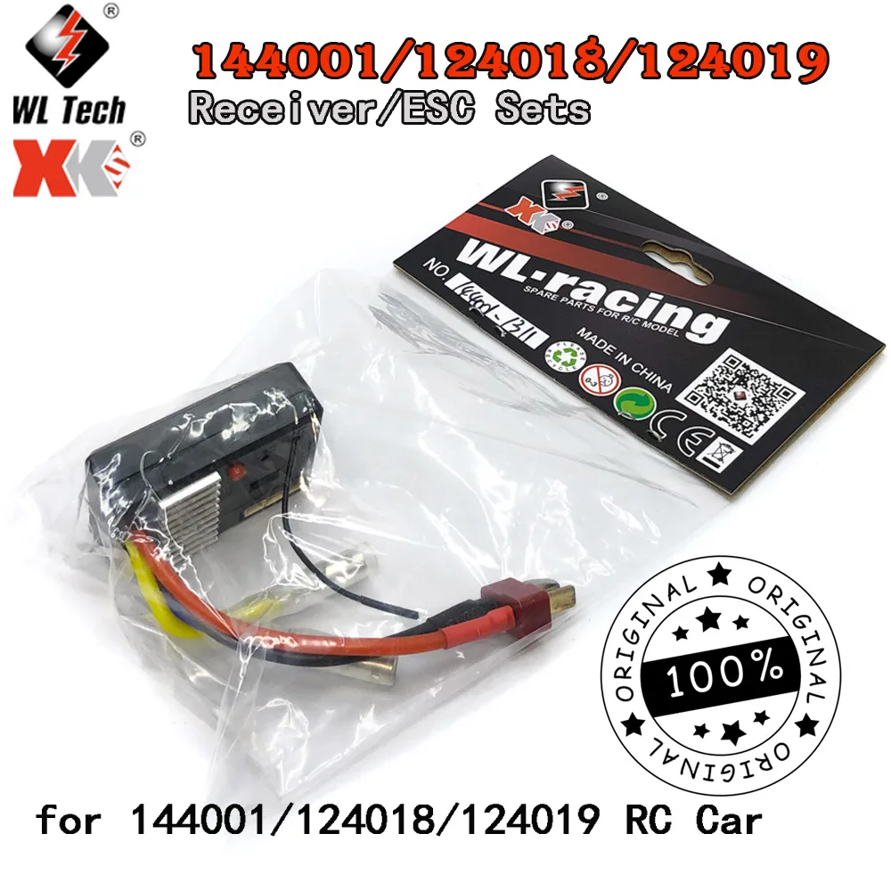 Original XKS 144001-1311 Receiver ESC 2in1 Receiver Board With ESC For Wltoys 124019 124018 144001 4WD High Speed Racing RC Car