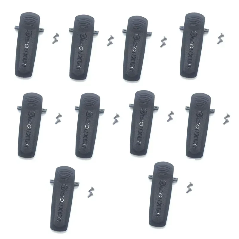 10PCS Original Back Pack Belt Clip Waist Clip for Wouxun KG-UV9D KG-UV9DPLUS KGUV9DPLUS KGUV9D KG9D KG9DPLUS Radio Walkie Talkie