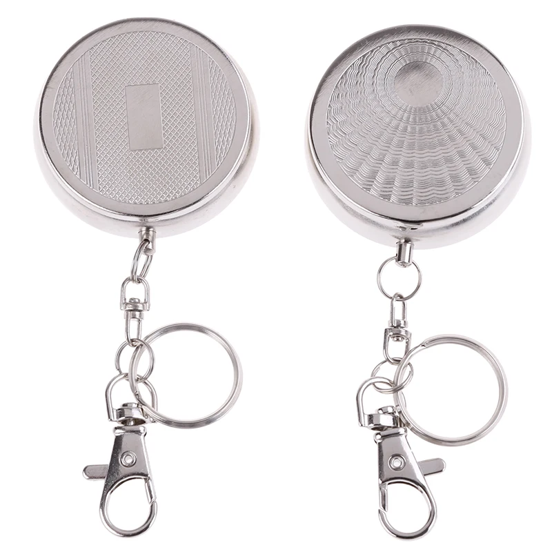 Stainless Steel Portable Mini Ashtray with Key Chain and Cigarette Pocket Ashtray/Vehicle Cigarette Ashtray