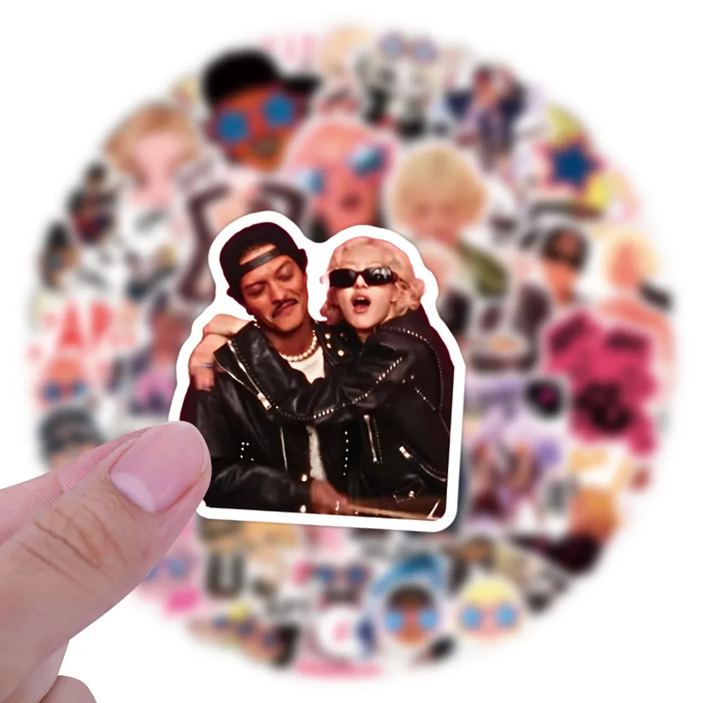 55 قطعة من ملصقات جرافيتي APT Song Rosé - ديكور DIY للدراجات البخارية وأجهزة الكمبيوتر المحمولة