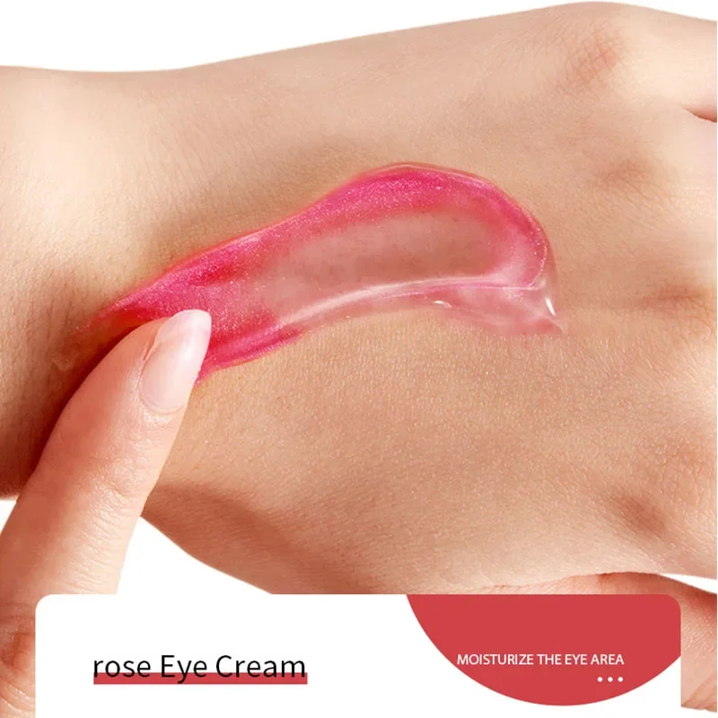 SADOER Rose Eye Cream Anti Dark Circles Removal Eye Bags Firming Moisturizing Beauty Eyes Creams Skin Care Products