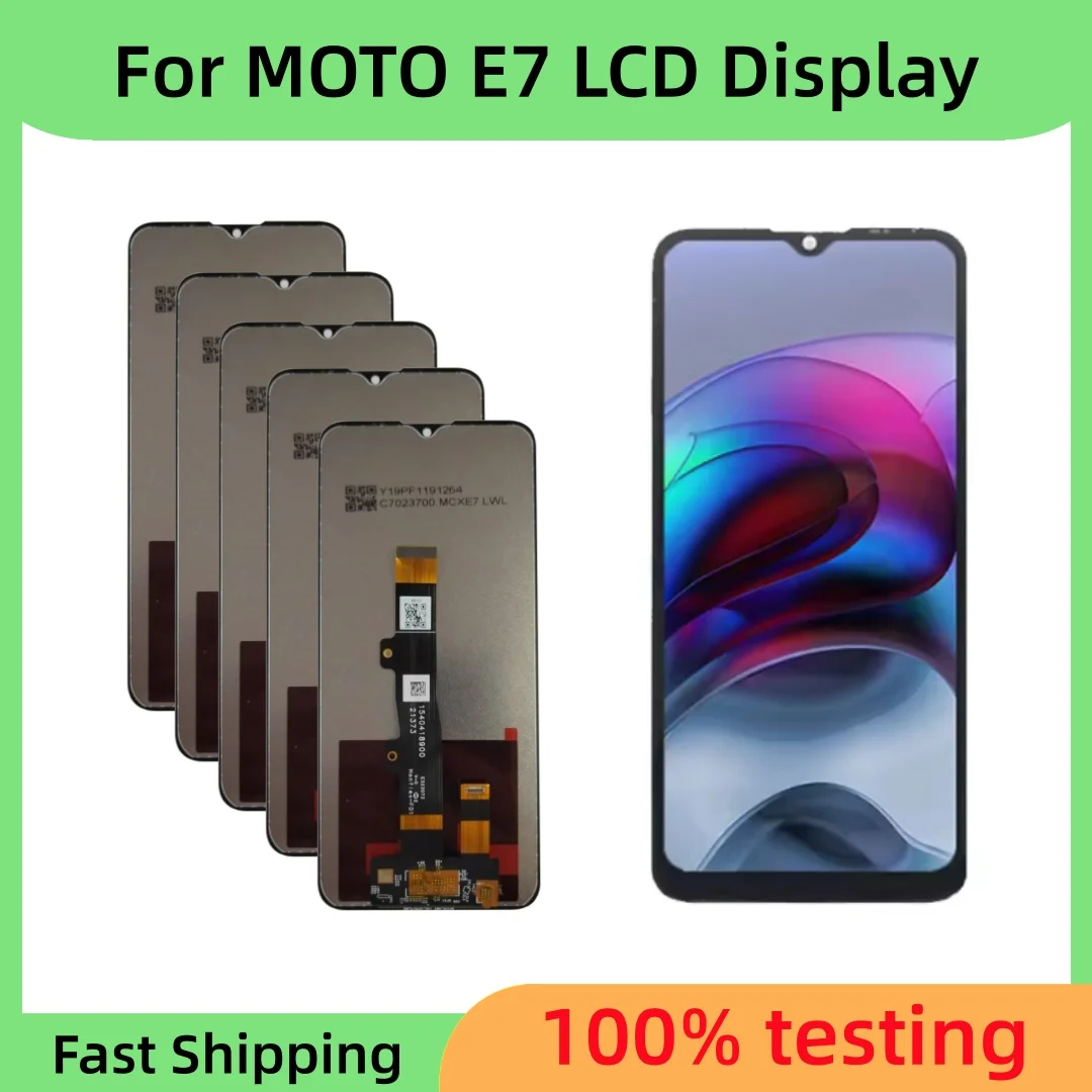 New IPS LCD display For Moto  E7(XT2095/XT2096)  LCD Display Touch Screen Digitizer Assembly LCD Display replacement parts