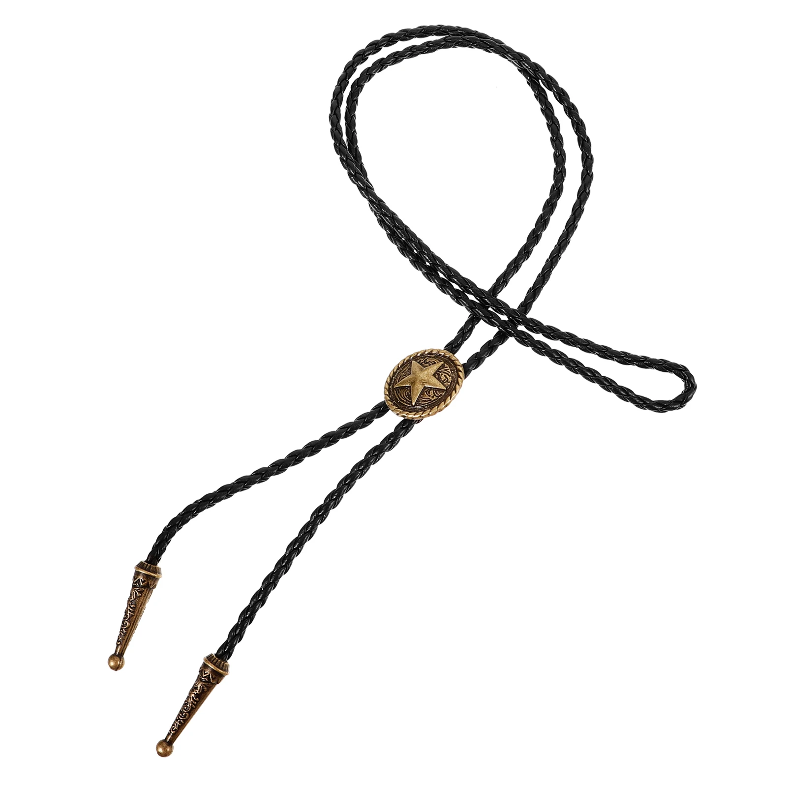 

Adjustable Bolo Tie Western Necktie Men'S Vintage Eagle Necklace Decorative Party Accessory Durable Metal Simple