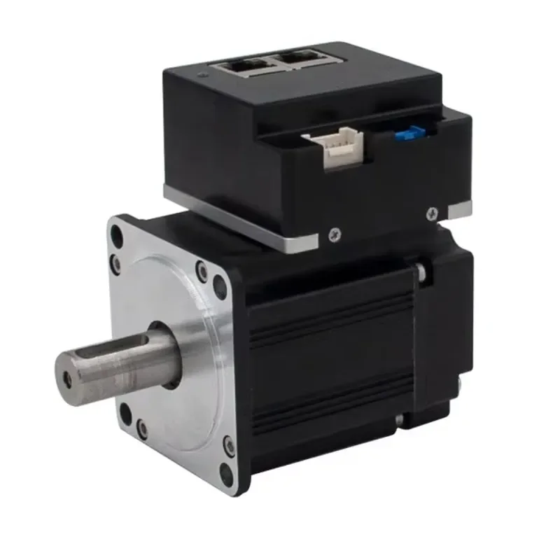 Integrated brushless BLDC motor driver Siheng 60mm 400W 3000RPM 1.27Nm 48V DC ultra-short permanent magnet flange mounted