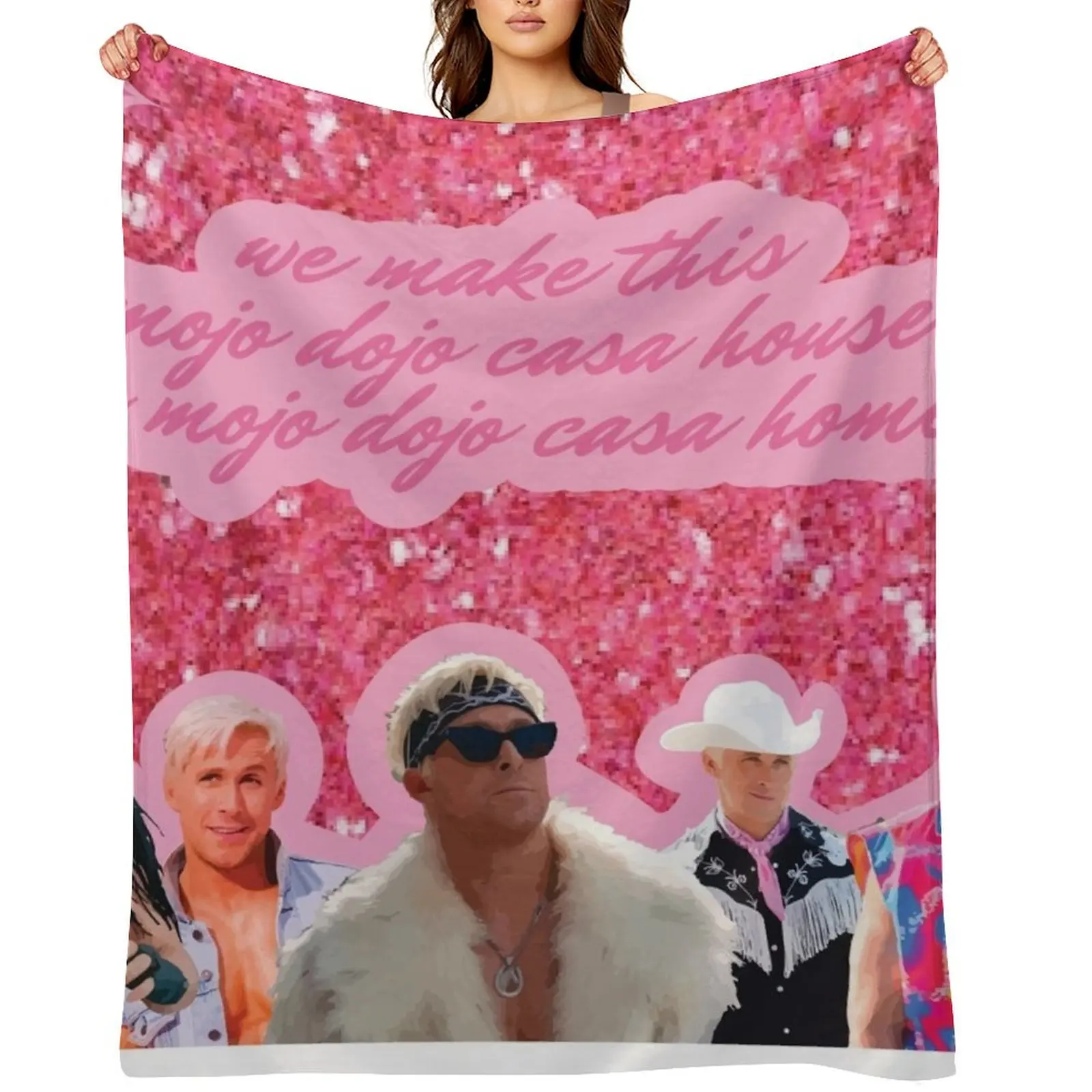 

Mojo Dojo Casa House Throw Blanket Thin Plush Blankets For Baby blankets and throws Blankets