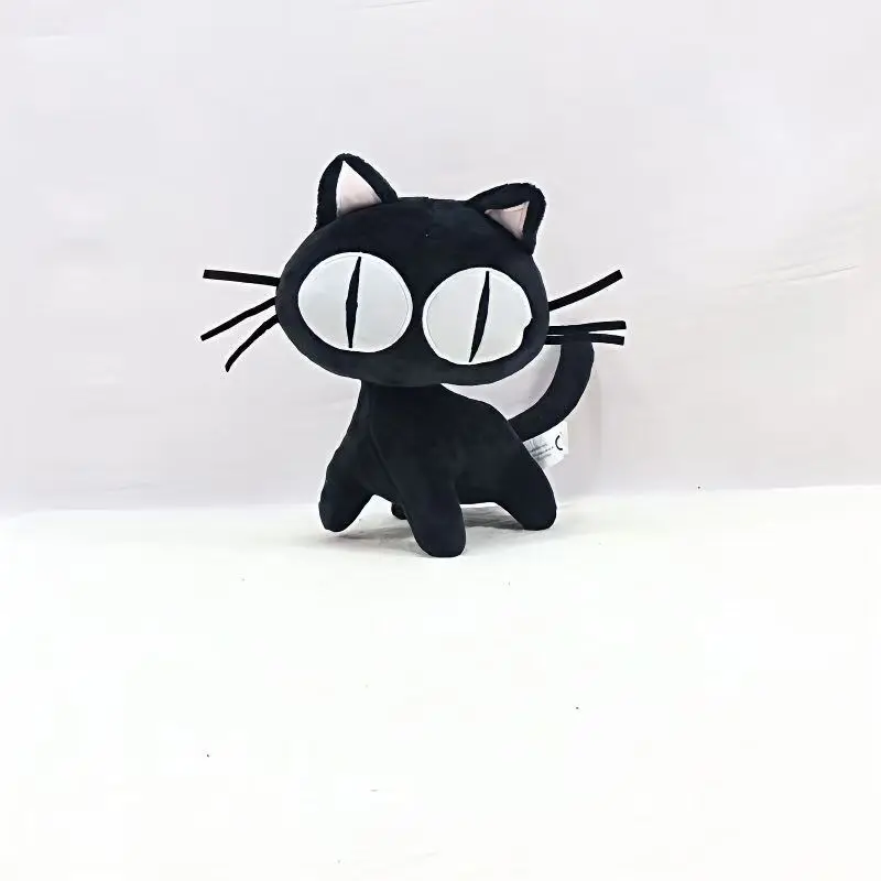 16 Cm/20 Cm Trigun Stampede JiJi Zwarte Kat Knuffel Cartoon Gevulde Zacht Speelgoed Verjaardagscadeau Voor kinderen