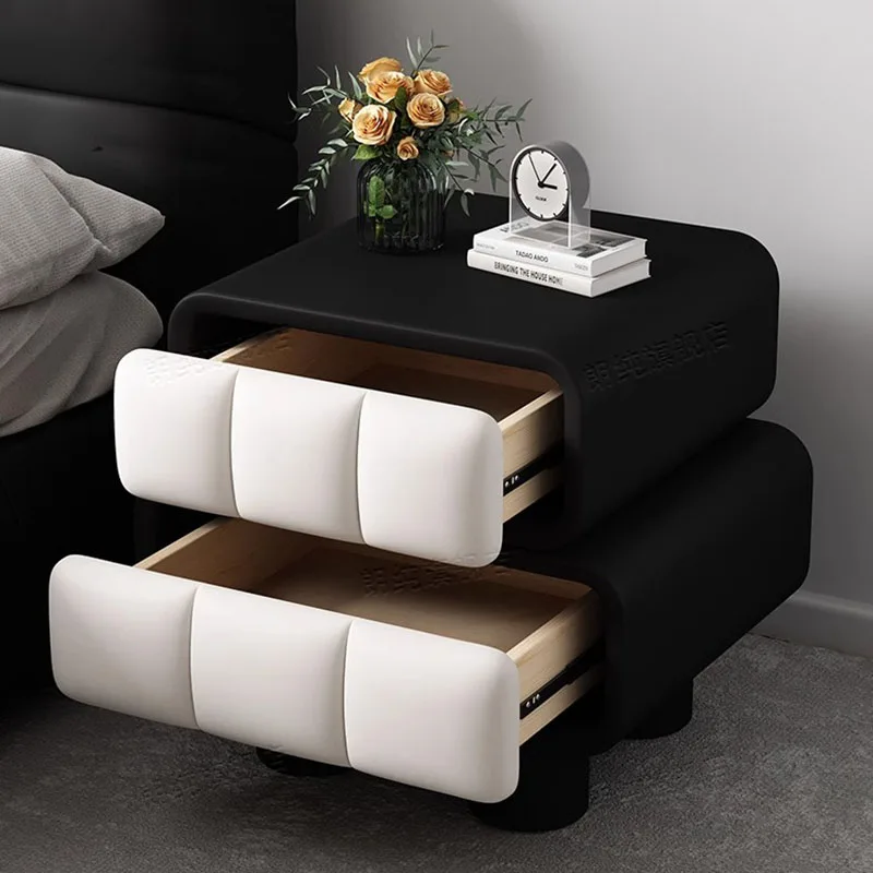 

Drawer Nordic Nightstand Modern Minimalist Home Girl Night Table Storage European Furniture Mesitas De Noche Interior Decoration