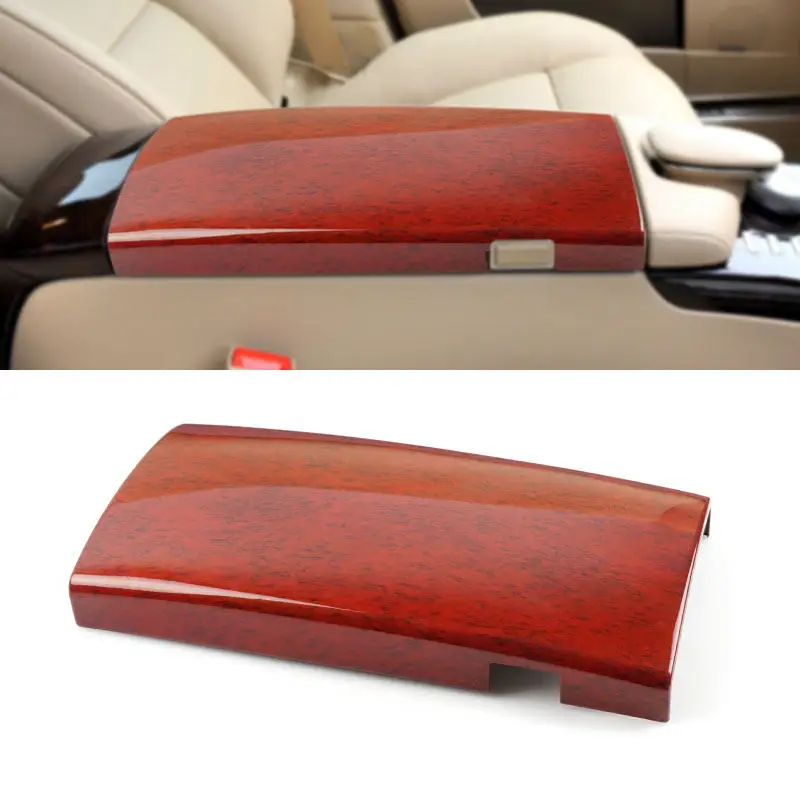 

Накладка на центральный подлокотник в стиле красного дерева из АБС-пластика для Mercedes-Benz S-класса W221 2008-2012 годов, аксессуары для автомобиля