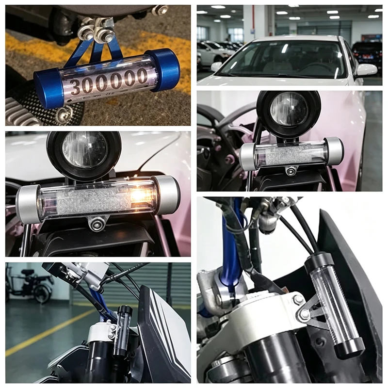 Motorcycle Tax Disc Holder Cylindrical Document Storage Waterproof Universal Accessories For Inspection