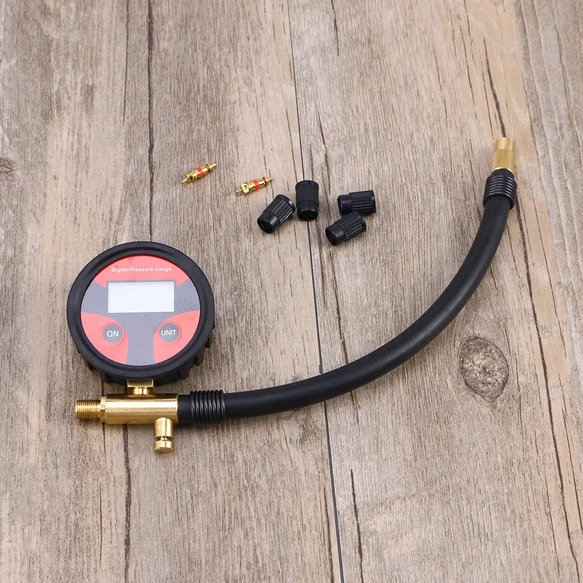 

Digital Manometer Lcd Tire Pressure Monitor Auto Alarm For Car Truck Vehicle 4 Units Psi Bar Mpa Kgf/Cm²