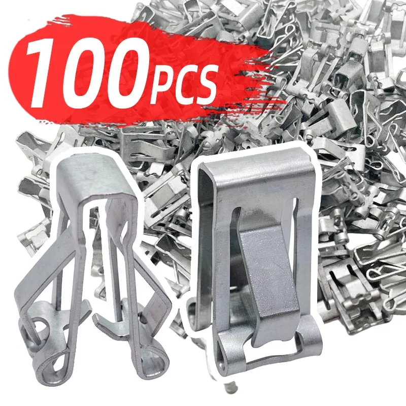 Car Central Control Dashboard Navigation Trim Panel Metal Retainer Fastener Clips for Nissan 11296-3TA0A 1613183180 7701070623
