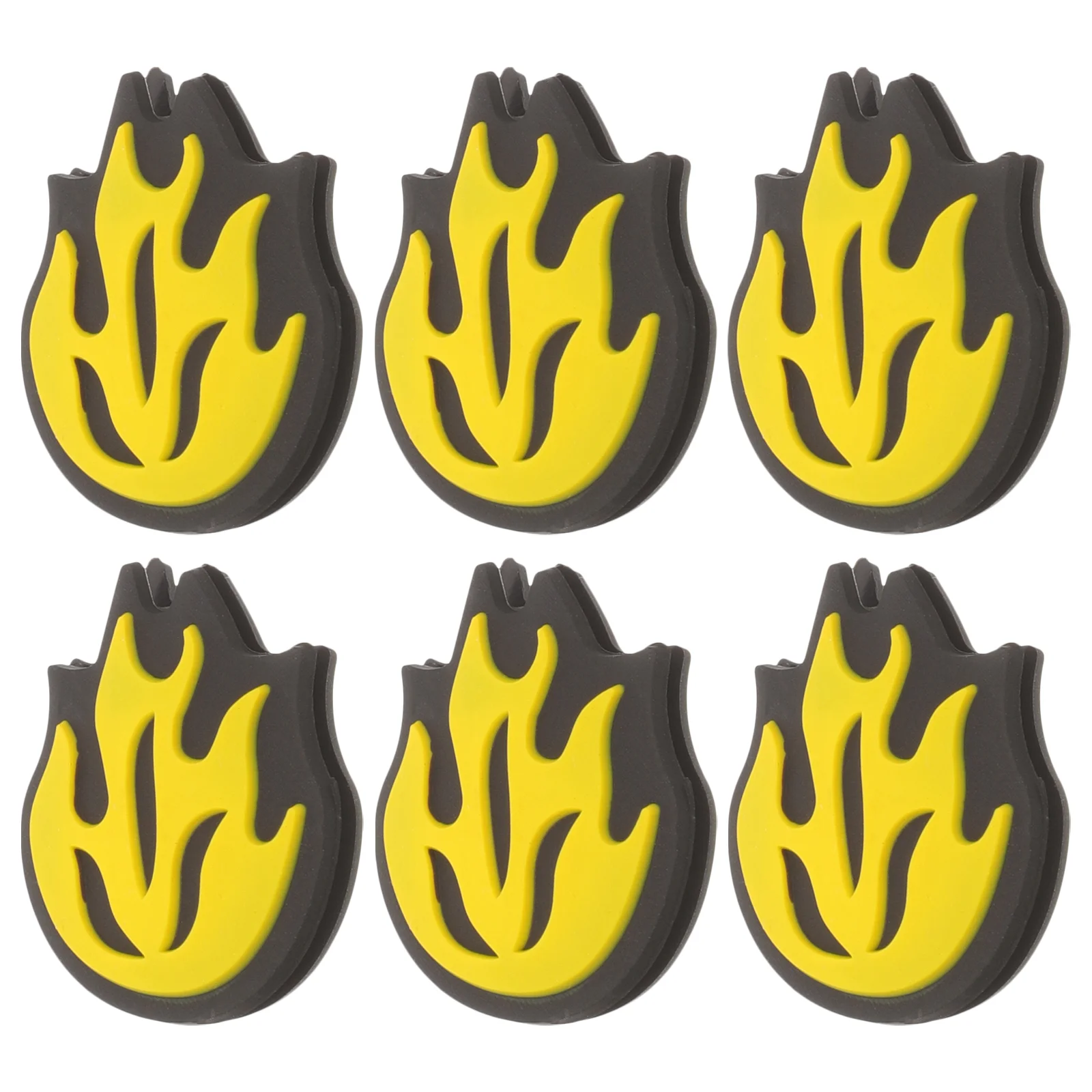 6 Pcs Tennis Racket Shock Absorber Dampener for Fire Dampeners Balls Vibration Absorbers