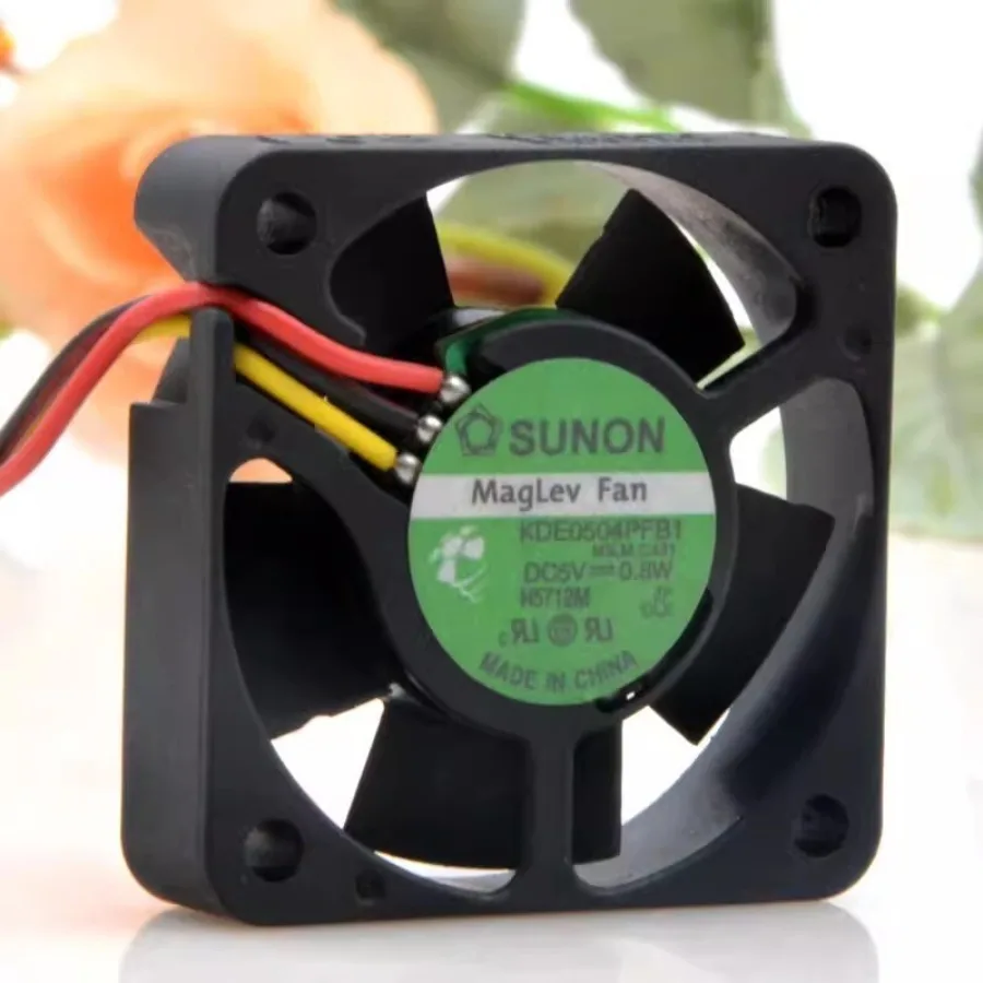 For SUNON KDE0504PFB1 4010 DC5V 0.8W 4CM 3-Wire Inverter Cooling Fan