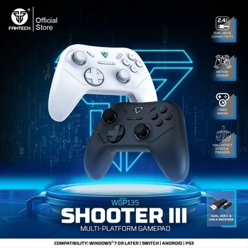FANTECH SHOOTER III WGP13S Gamepad Wireless Gaming Controller Hall-Effect Triggers and Joy