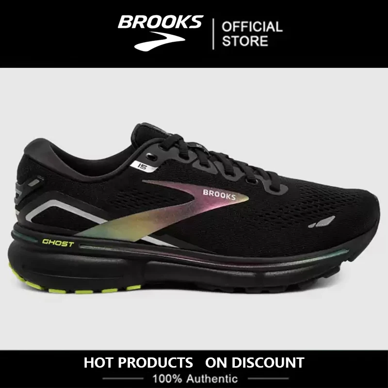 BROOKS Ghost 15 Men's and Women's Trail Running Shoes Outdoor Hiking Shoes Breathable Sports Casual Shoes  sneakers  shoes