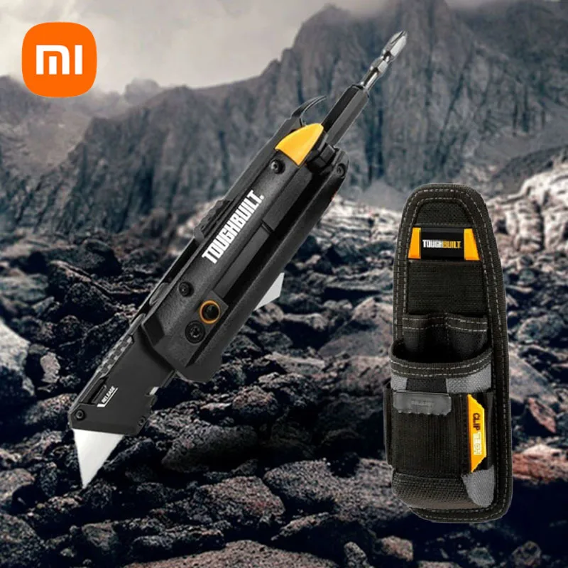 Xiaomi TOUGHBUILT TB-H4-12-IM Multifunction Folding 2-in-1 Knife With Bit Driver Pry Bar Tools Thickened Alloy Wallpaper Cutter