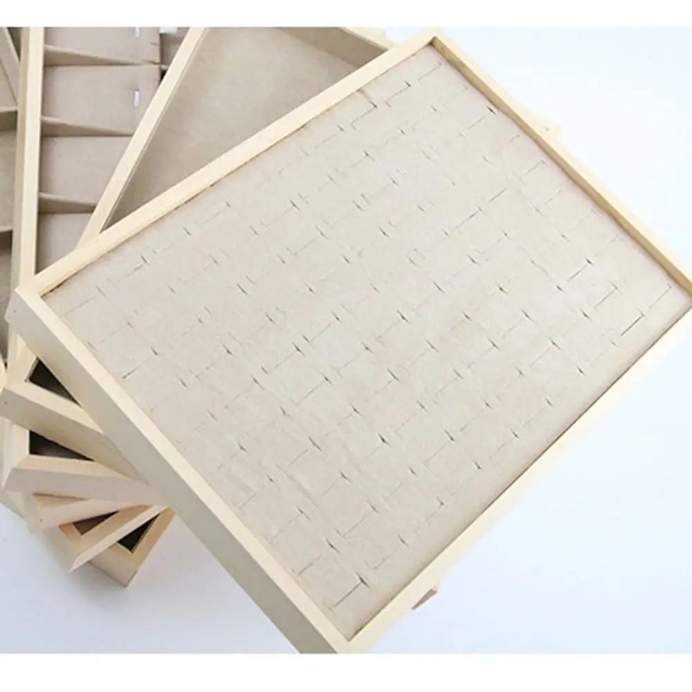 

Абрикосовый поднос для демонстрации ювелирных изделий, несколько стилей, ткань из микрофибры, ожерелье, подставка, опора, большая вместимость, экономия места