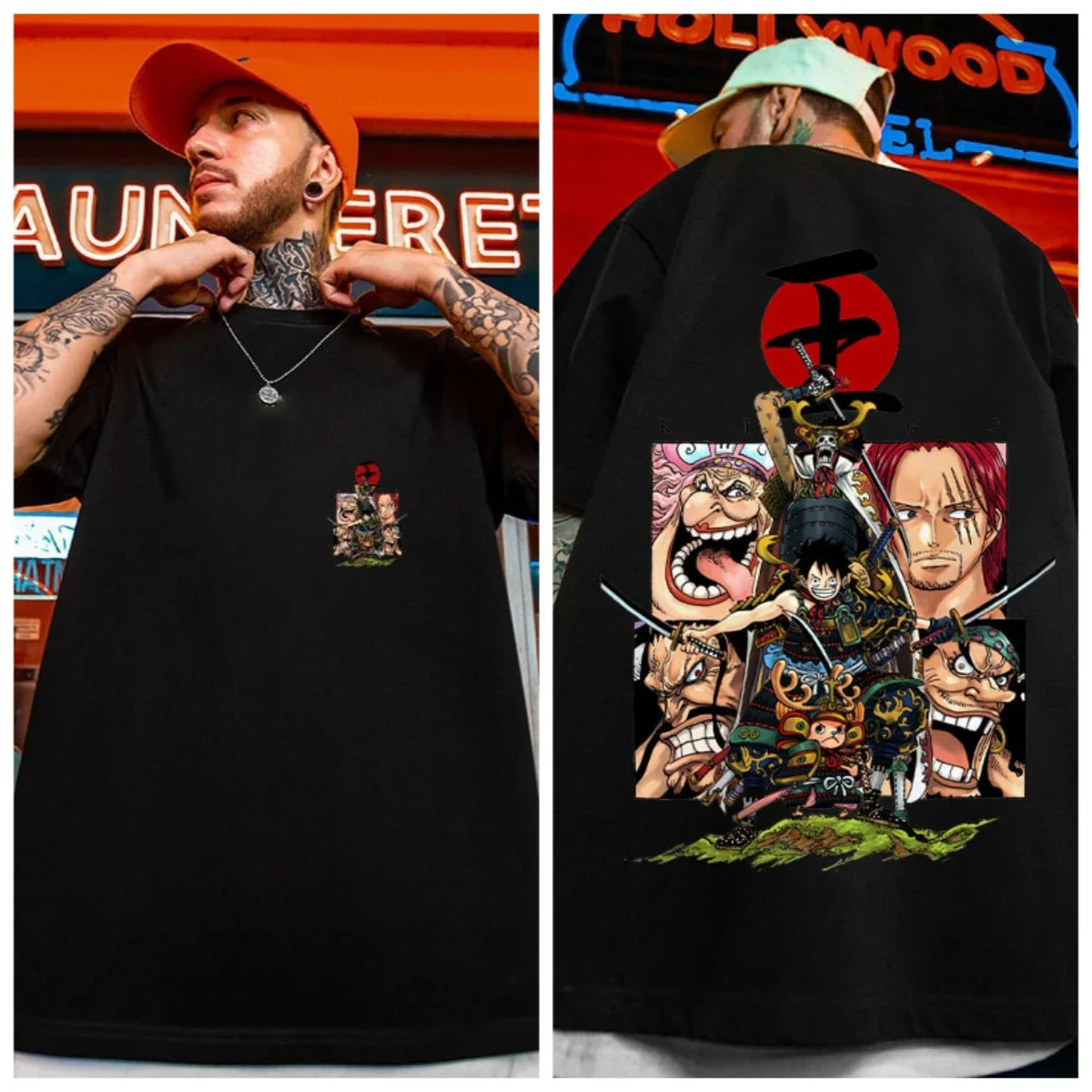 

Цельные футболки японского аниме, винтажная летняя хлопковая мужская футболка, повседневная уличная одежда с короткими рукавами, футболки, мужская одежда