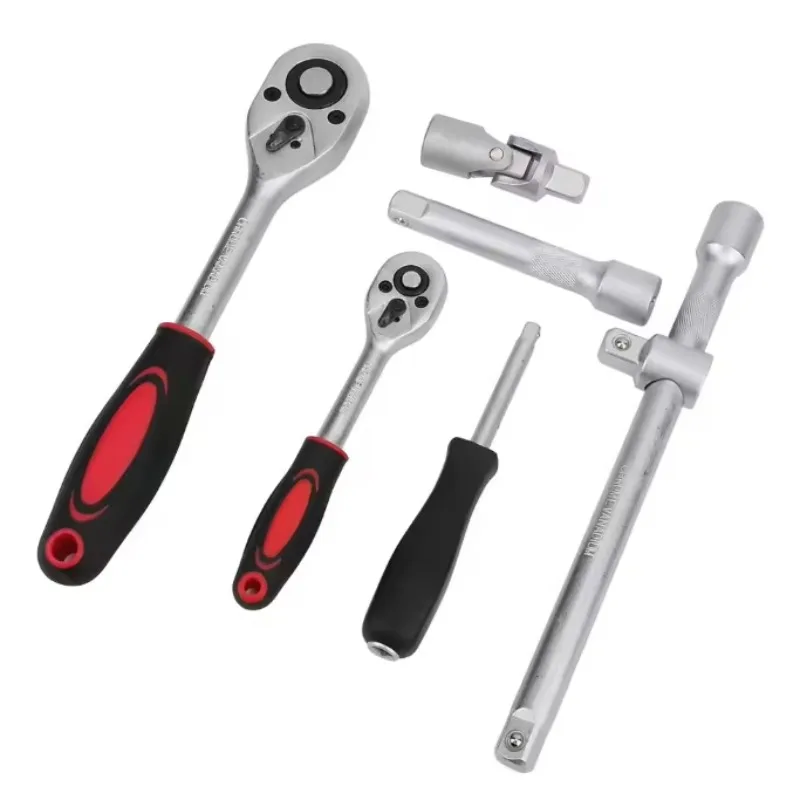 مجموعة أدوات احترافية مكونة من 108 قطعة، مجموعة مفاتيح ربط مع سقاطة ومفكات لإصلاح دراجة نارية شاحنة السيارات #5