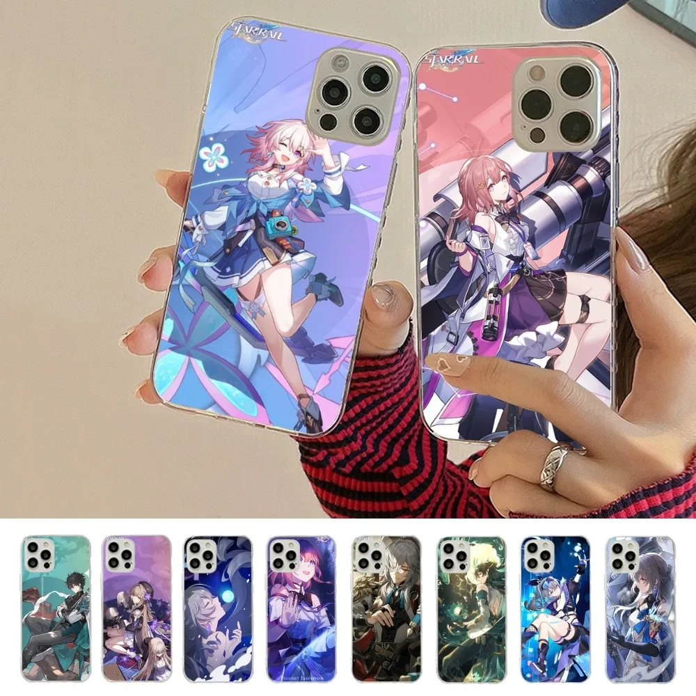 Game Honkai Star Rail Phone Case For IPhone 15 14 11 12 13 Mini Pro XS Max Cover 6 7 8 Plus X XR SE 2020 Funda Shell