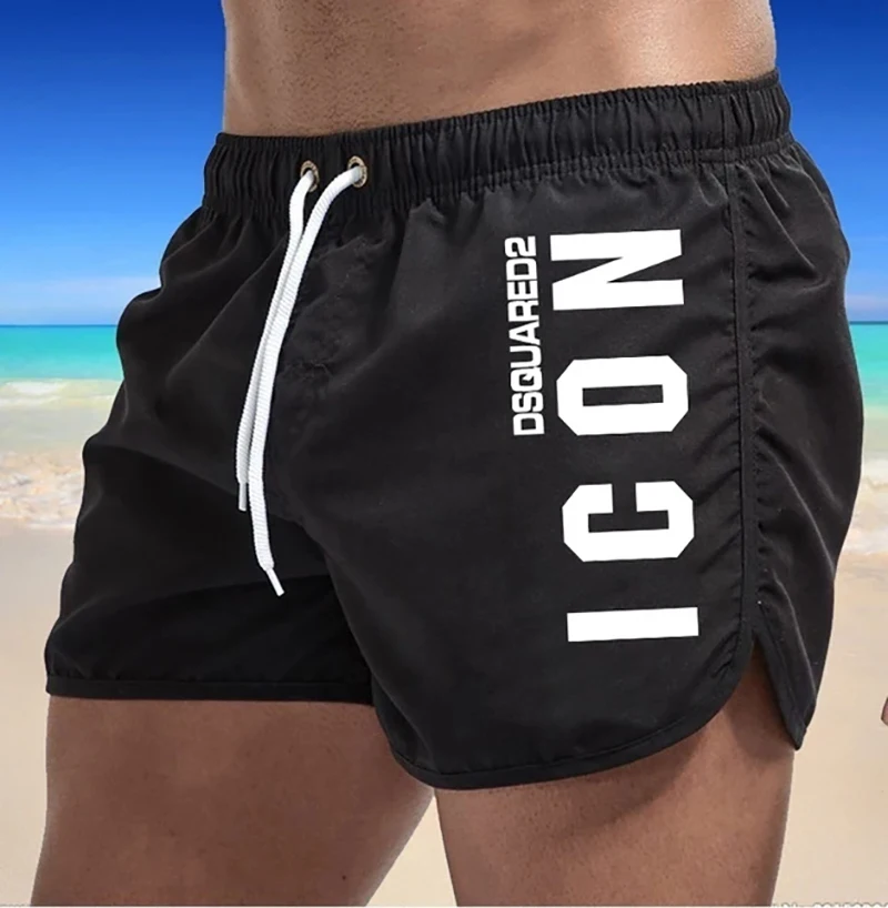 2024 Top Selling Men's Summer Swimwear Colorful Swimwear Men's Swimwear Beach Shorts Sexy Board Surf Clothing Men's Pants