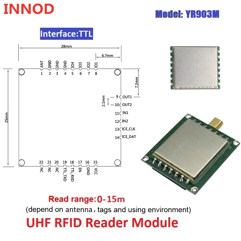 УВЧ RFID-считыватель с большим радиусом действия