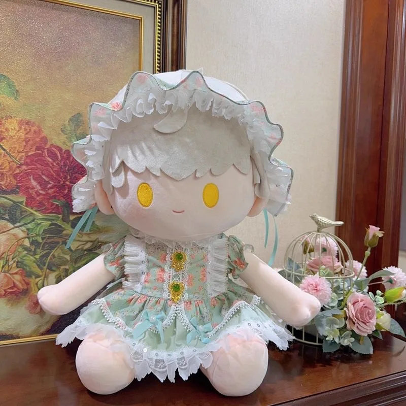 

Светло-зеленая хлопковая кукольная одежда 40 см, одежда для кукол 20 см, юбка Xingdailu/Lina/Beier, платье для куклы реборн 50-55 см