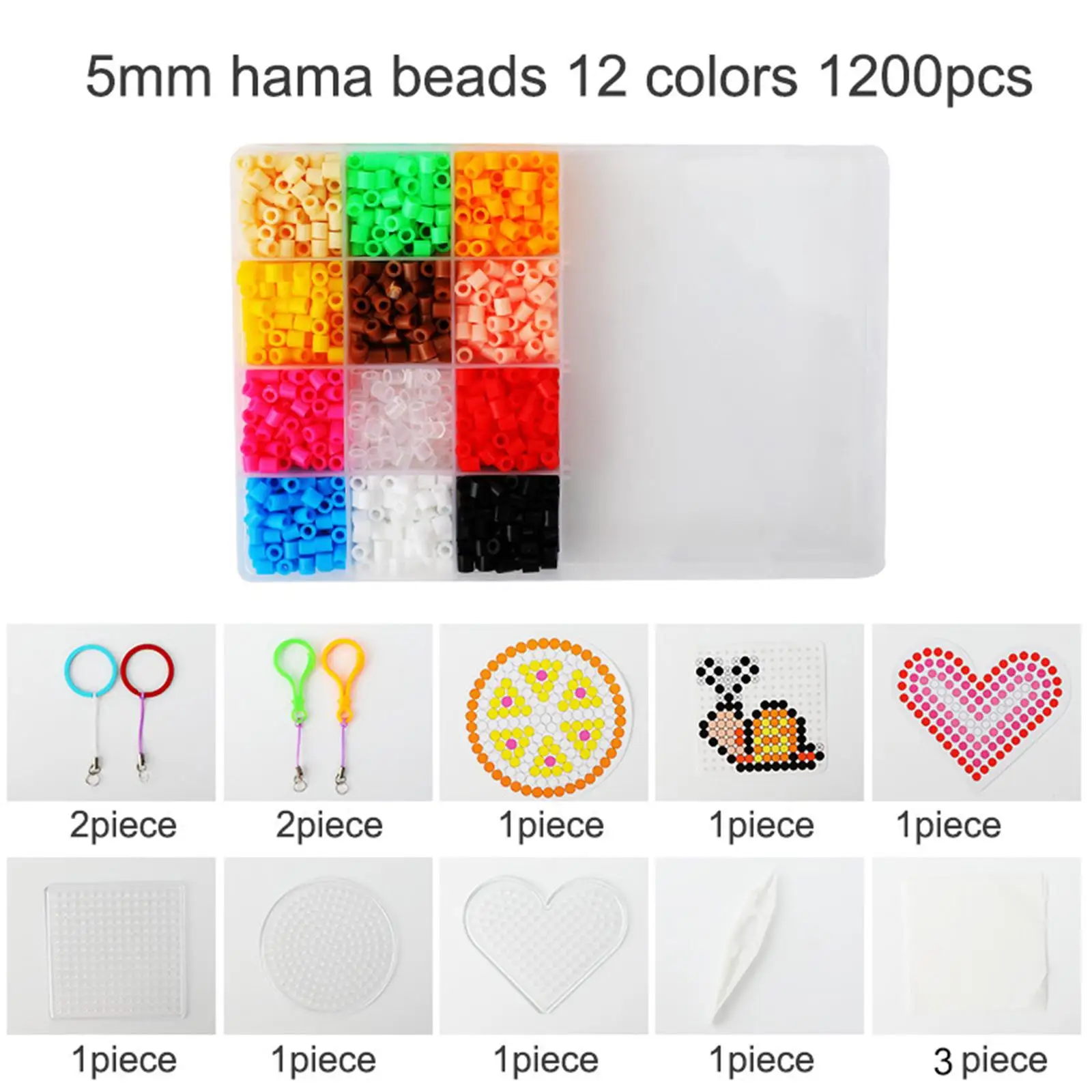 

Набор цветных бусин Hama Beads 5 мм для рукоделия, термомозаики, с коробкой, бусины для термопереноса, для DIY-пазлов, игрушек, подарок для детей, мальчиков и девочек