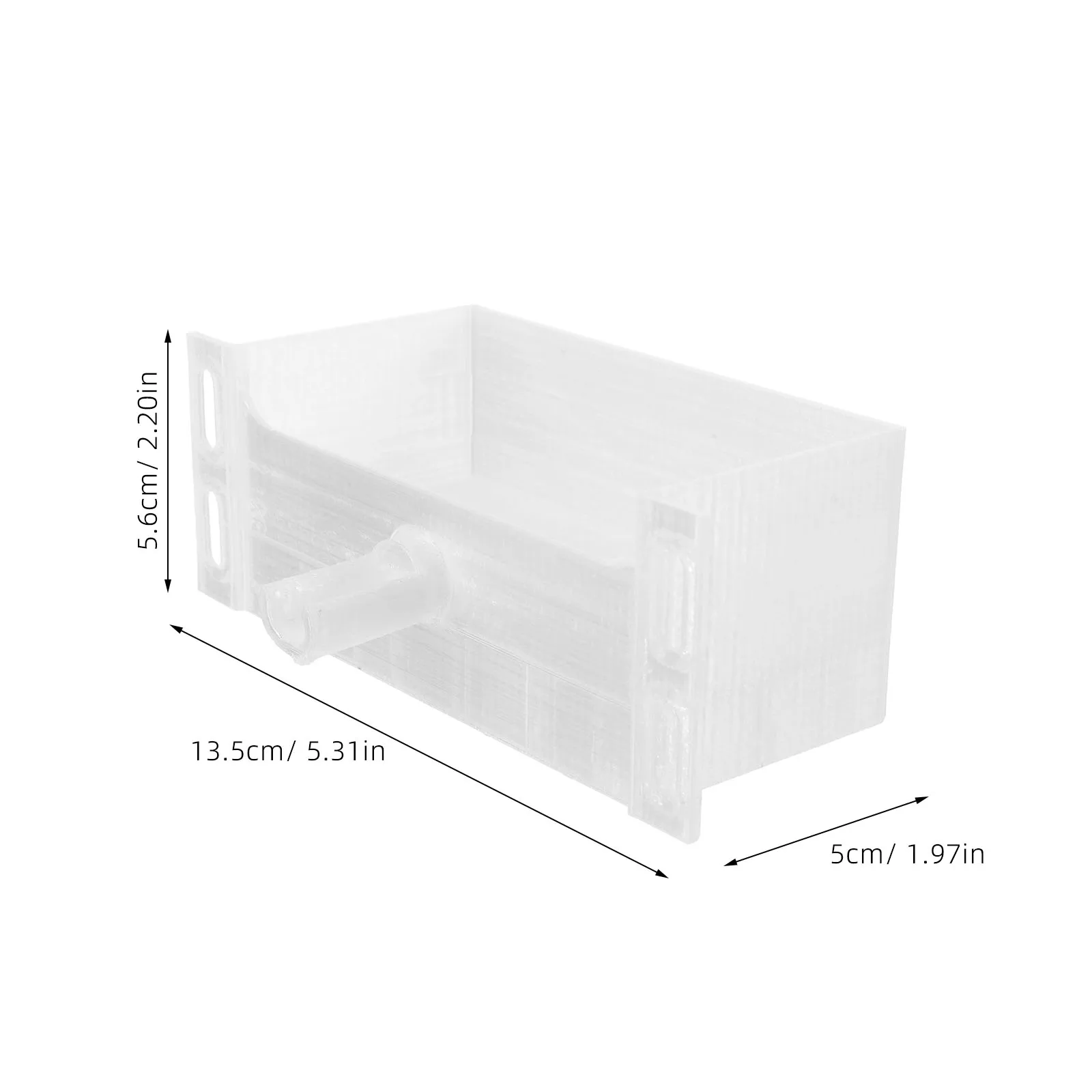 Vassoio raccogligocce per condizionatore d'aria Vassoio di scarico esterno 5,3x2,2x2 pollici Piastra raccoglitore d'acqua Arresto gocciolamento Mantieni la unità di montaggio a secco