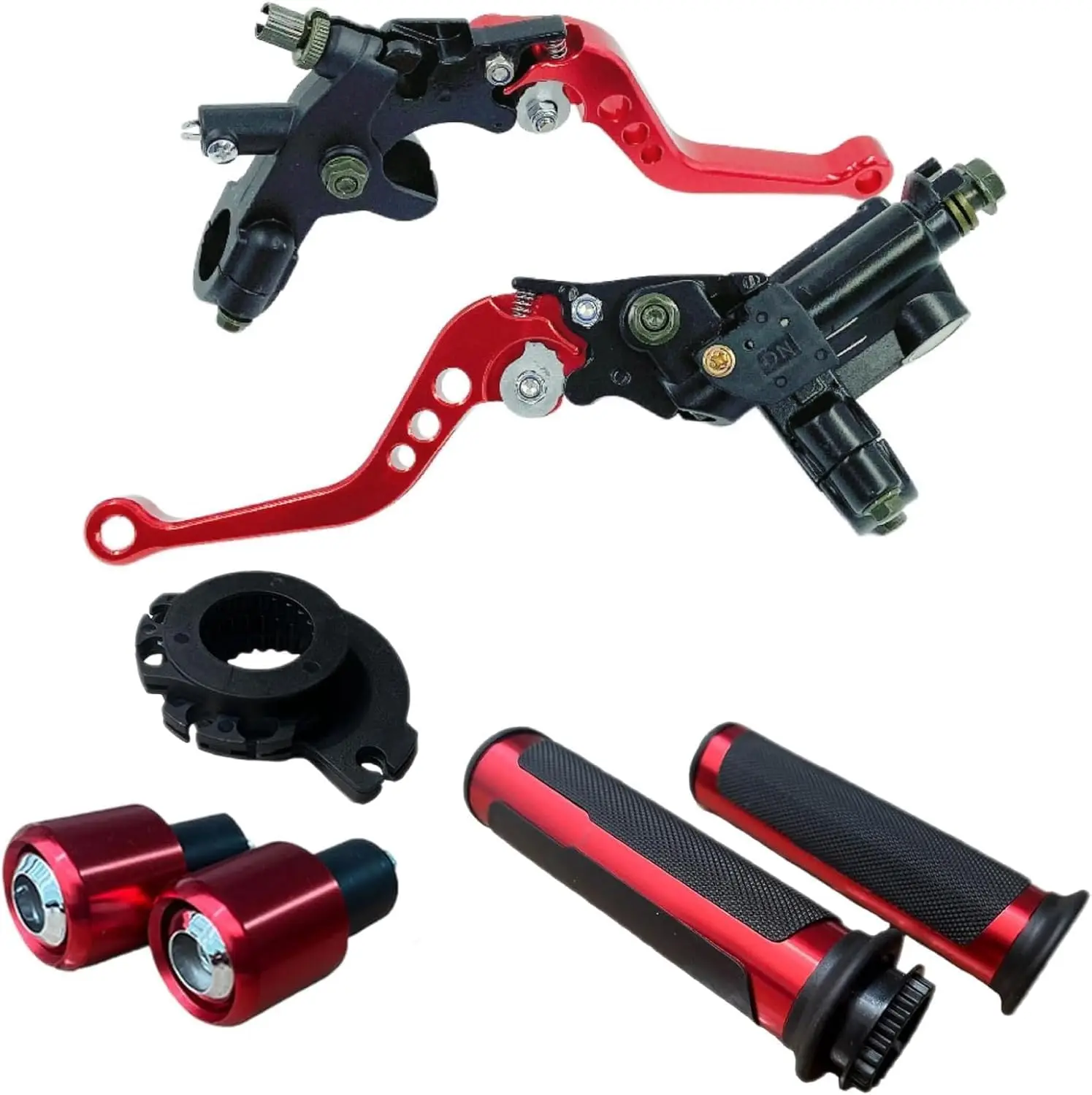 

Универсальный мотоциклетный комплект рычагов тормозной муфты с ЧПУ 7/8 дюйма 22 мм с ручками и наконечниками, регулируемый и прочный