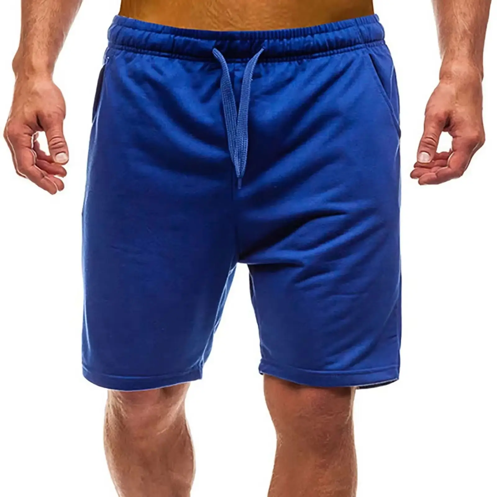 

2026 Men's Shorts Solid Color Casual Shorts Loose Beach Shorts Street Fashion Breathable Thin Style
