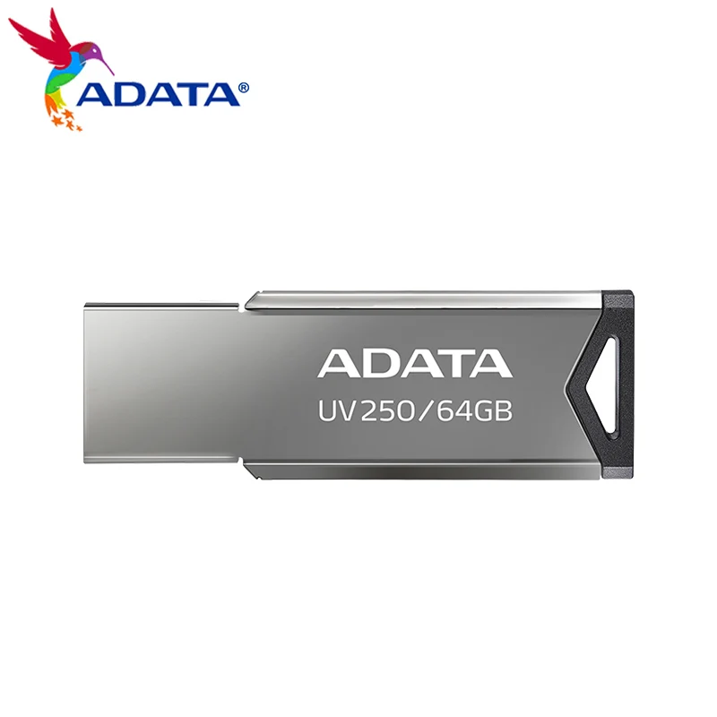 ADATA Original USB Pendrive UV250 64GB USB 2.0 Metal Pendrive USB External Flash Drive Memory Stick U Disk For PC  Computer
