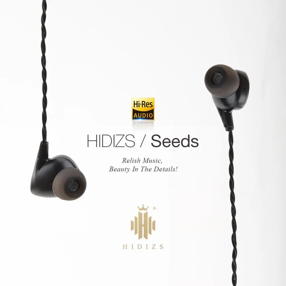 

HIDIZS Seeds Hifi Dynamic In-ear earphone High Resolutio IEM with 5N oxygen-free copper 3.5/2.5mm balanced cable