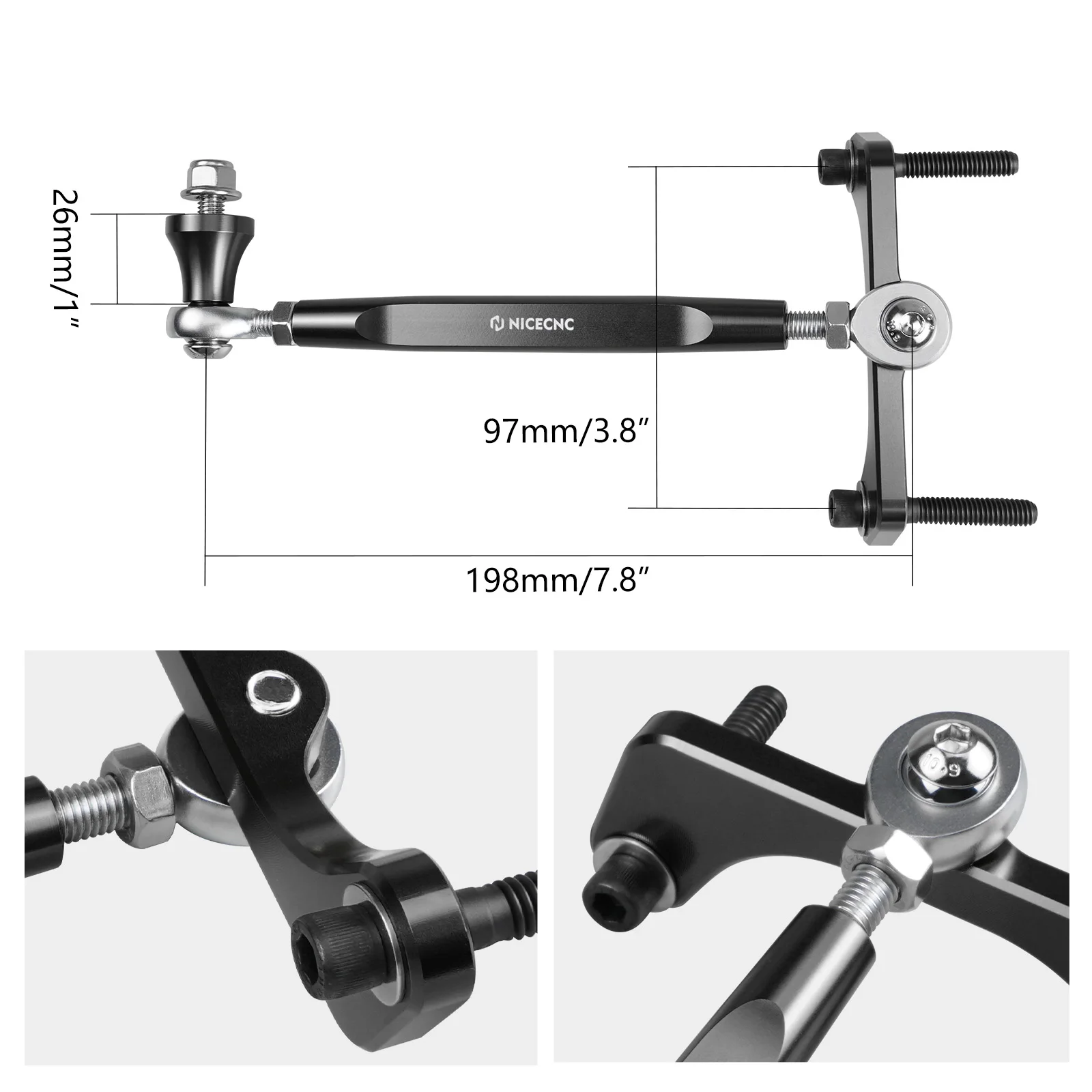 Für Harley Road Glide FLTRX 2017-2020 M8 Touring Stabilisator Street Glide FLHX 2017-2025 Road King FLHR 2017-2022 CVO FLTRXSE – Detail 2