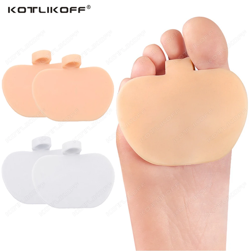 Silicone Gel Forefoot Pads Patch Cushion Wearable Metatarsal Orthotic High Heel Insoles Shoes Sore Pain Relief Foot Care
