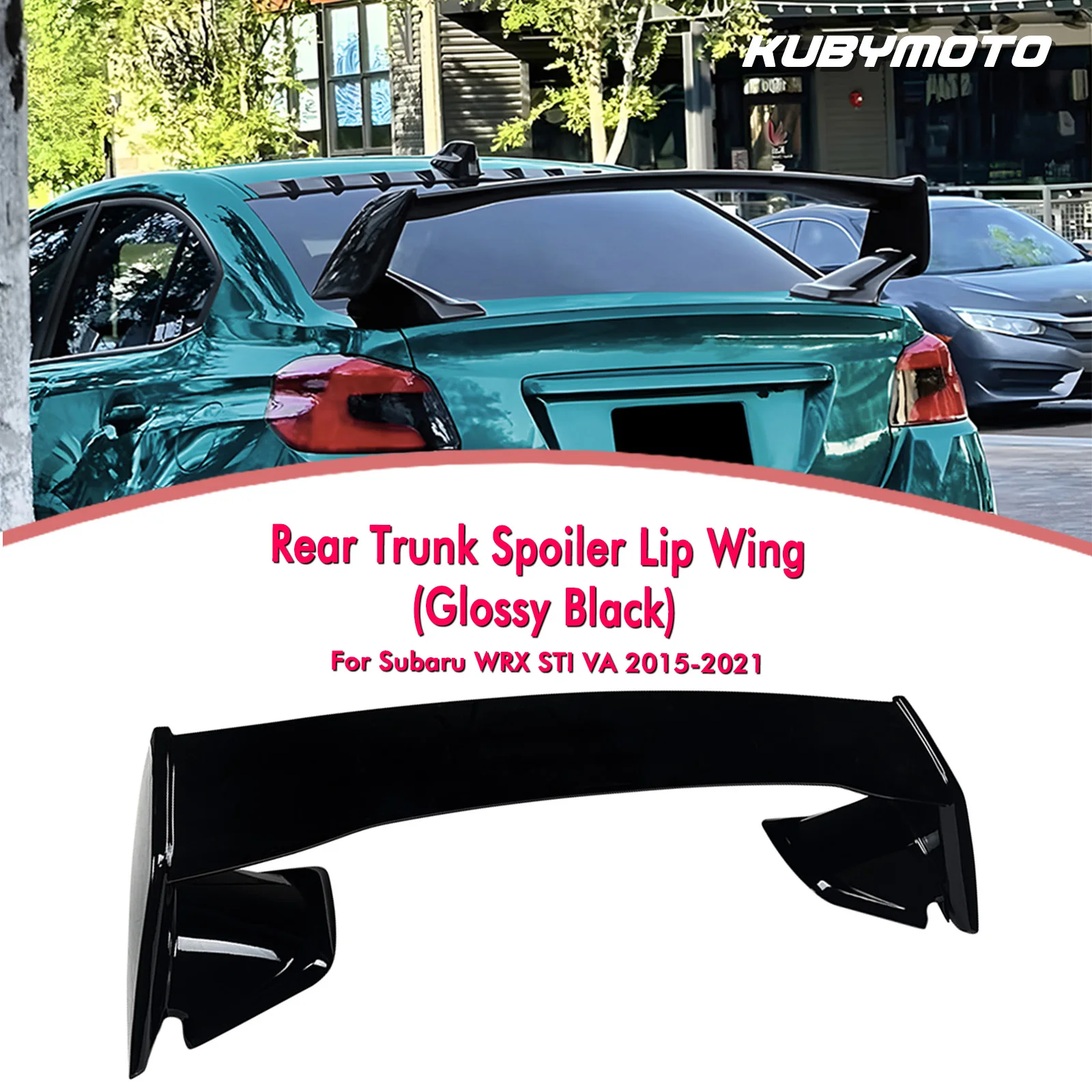 

Задний спойлер багажника, крыло, хвостовая губа, декор для Subaru WRX STI VA 2015-2021