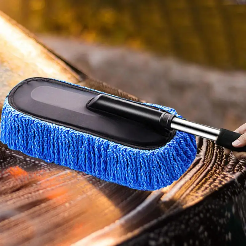 Car Duster Car Dust Mop Home Cleaning Dust Removal Brushes Auto Cleaning Wash Tool Multipurpose Retractable Car Dust Collector