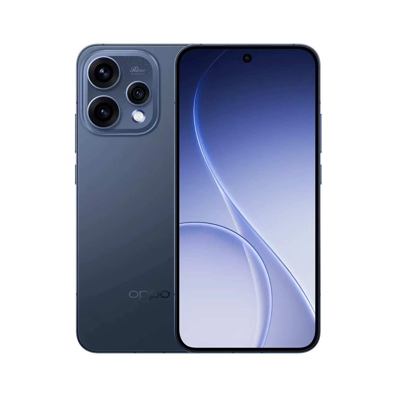EU-Version Smartphone OPPO Reno15 5G 8 GB + 512 GB Blau, ColorOS 16.0, Snapdragon 7 Gen 4, 6500 mAh, 80 W, 6,59 Zoll, 2372 × 1080 Pixel, 50 MP OIS-Kamera, NFC, Wi-Fi 6, Bluetooth 5.4, GPS, offizielle