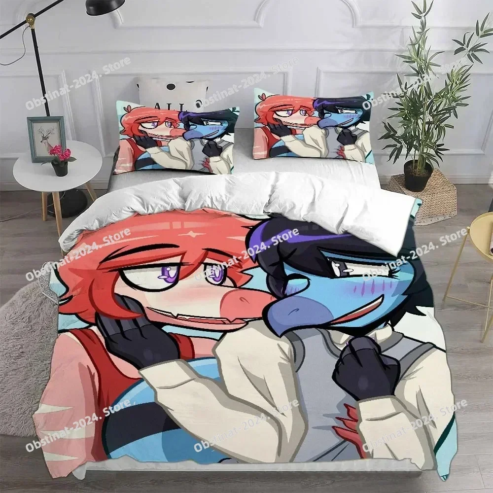 Fashion Game Goodbye Volcano High Bedding Set Printed single Comforter Quilt Bed Cover Pillow Case 3 Pieces Sets Kids Adult Size