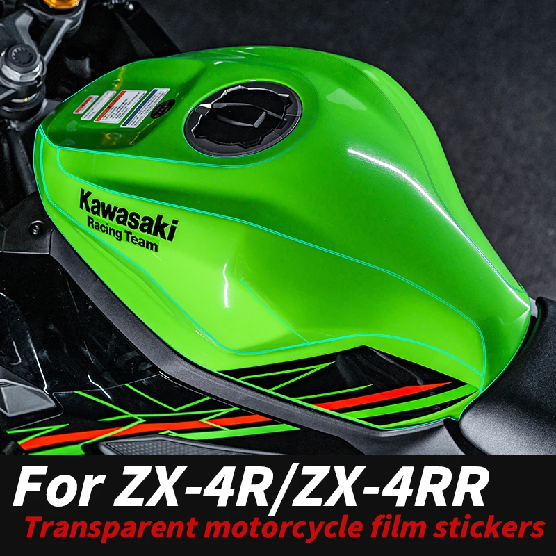 Usado para kawasaki zx4r 4rr filme de pintura premium de corpo inteiro auto-cura anti-amarelecimento kits de proteção resistentes às intempéries