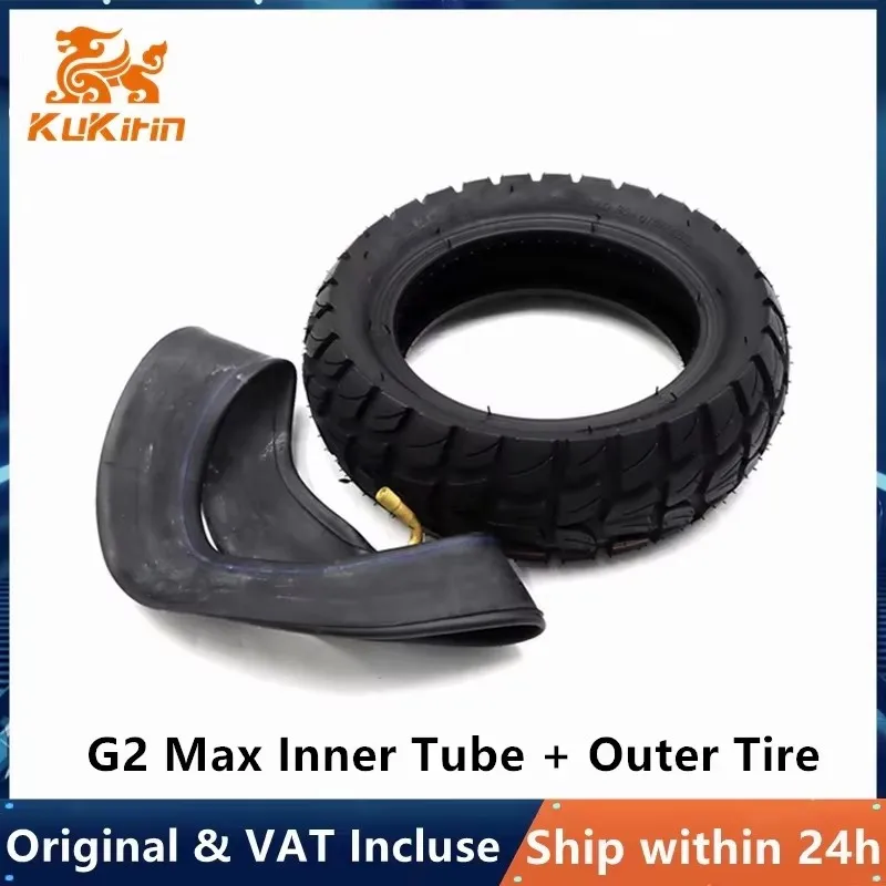 EU-Lagerbestand Originalreifen für KuKirin G2 Max/G2 Master/G3 Pro Elektroroller Rutschfester Verschleißfester 255x80 Außenreifen 10×2,5 Innenschlauch
