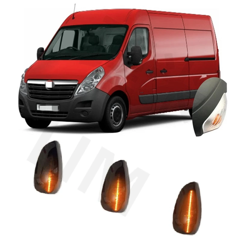 for Opel Movano B X62 2010 2011 2012 2015 2016 2017 2018 2019 2020 2021 2022 2023 Dynamic LED Side Mirror Turn Light Signal Lamp