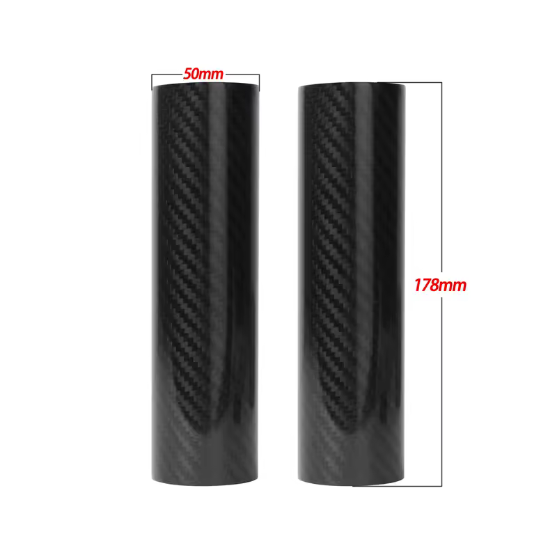 Motorcycle 160-260mm Front Fork Wraps Carbon Fiber Protectors For KTM Honda Yamaha Kawasaki Suzuki CRF CR YZF EXC SXF XC XCF XCW - Image 4