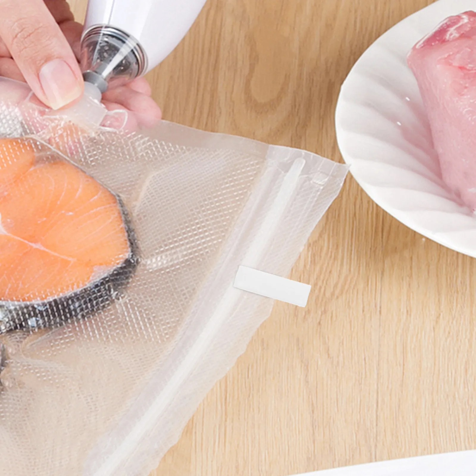 10Pcs Reusable Vacuum Compression Bag Clips Easy Slide Sealing Clips for Clothes Bedding Food Storage Chips Nuts Candy Veggie