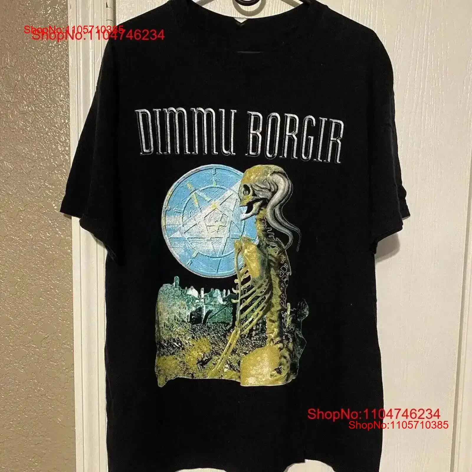 New Dimmu Borgir Band 2003 For Fans S 5XL T Shirt US46 vintage Washed streetwear graphic fashion Breathable homme vintage