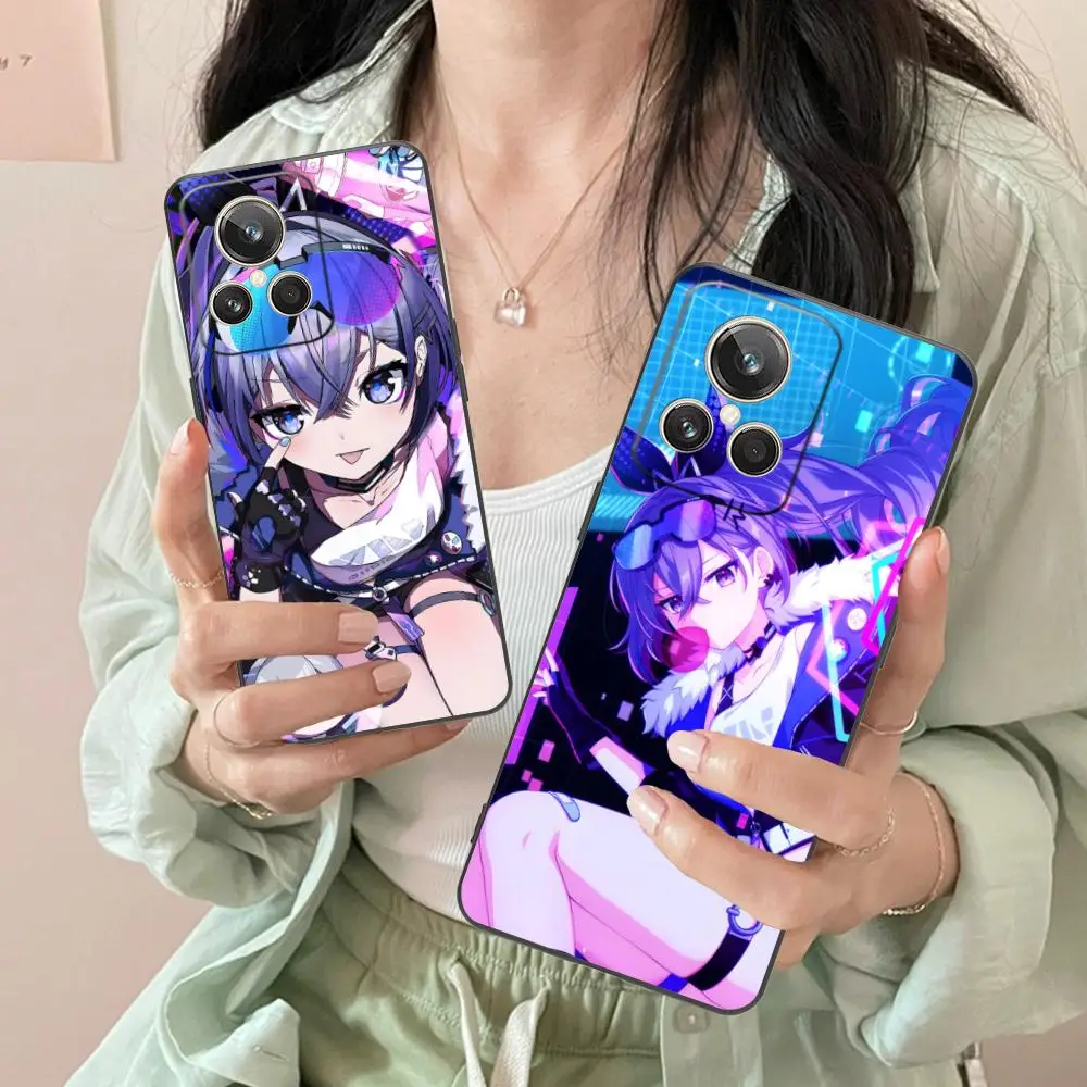 

Чехол для мобильного телефона HSR Silver Wolf Matte TPU для Realme 15 14 13 12 11 10 9 Pro Plus T i Lite 5G с цветным принтом