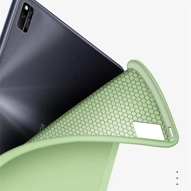 Skin Feel Soft Liquid Silicone Case for Honor Pad X9B X10 Pro Max 13 X8 X9 10.1 Huawei MatePad 11.5S 2026 SE 11 PU Leather Cover