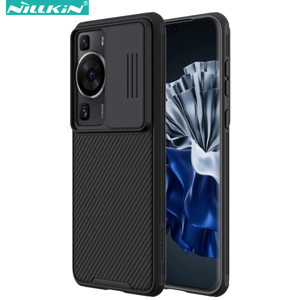 Nillkin Case for Huawei P60 Pro, Premium Upgraded Shockproof Phone Cases with Slide Camera Cover