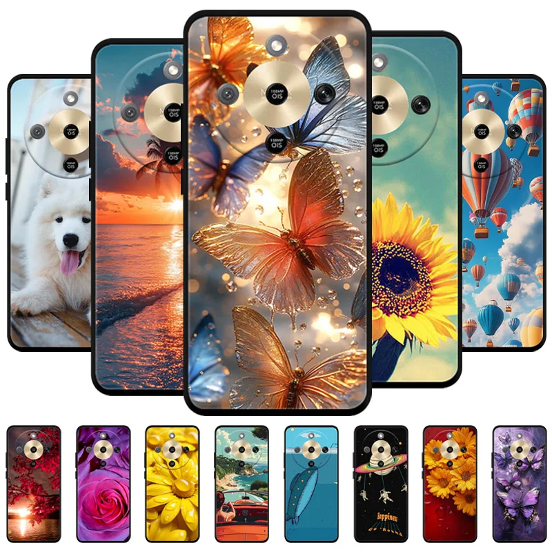 Чехол для Honor Magic 8 Lite, чехол для телефона Magic8 Lite, задняя крышка для Honor X70 X9d 5G, ударопрочный силиконовый бампер, мягкий чехол-накладка