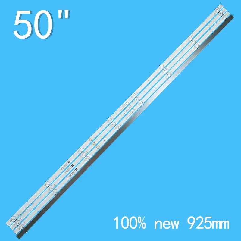 New 4pcs/Kit LED Strips for 50 TV TH-50GX580C 50C60 PTV50Q20SNBL RF-AZ500030SE30-0801 A2 7700-665000-D250 7700-650000-D360